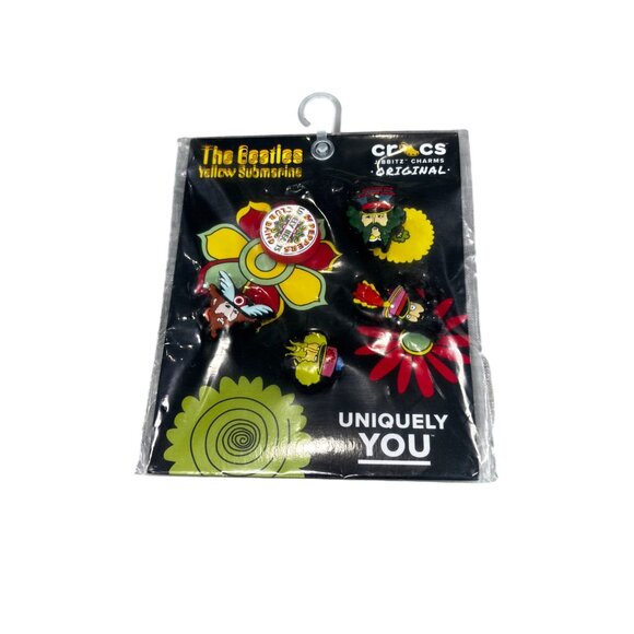 The Beatles Yellow Submarine Crocs Jibbitz Charms 5-Pack - Picture 1 of 2